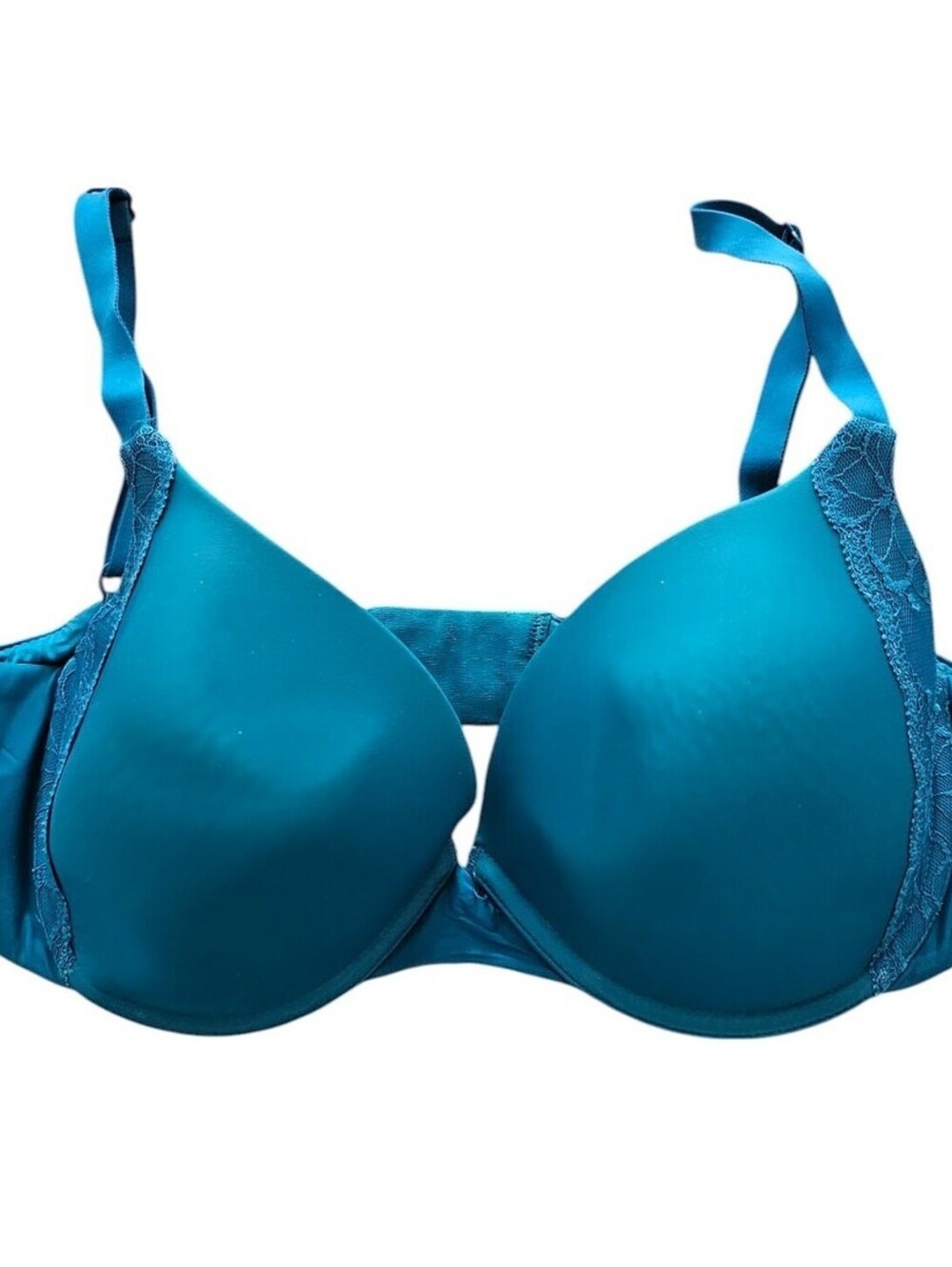 Maidenform Womens Sz 36C Lightly Lined T Shirt Bra Bright Blue